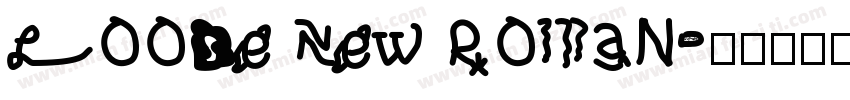 Loose New Roman字体转换